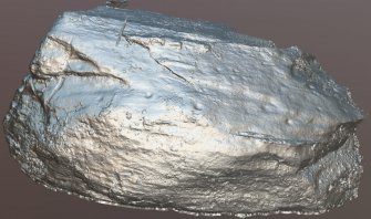 Snapshot of 3D model, Scotland's Rock Art Project, Dalreoich 4, Highland