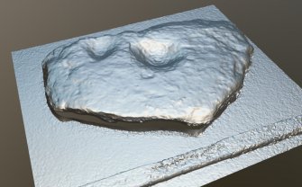 Snapshot of 3D model, from Scotland's Rock Art Project, Inverness Museum 1, Highland