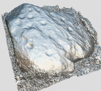 Snapshot of 3D model, from Scotland's Rock Art Project, Jamestown, Highland