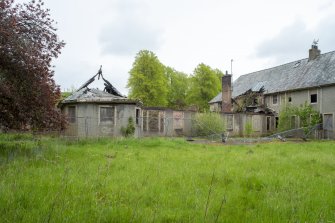 Gilgal Ward from northeast showing burnt out east wing