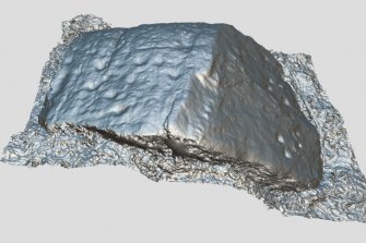 Snapshot of 3D model, Scotland's Rock Art Project, Leanach, Highland