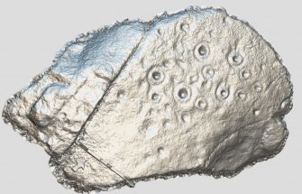 Snapshot of 3D model, from Scotland's Rock Art Project, Lochan Hakel, Highland