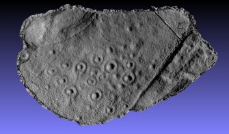 Snapshot of 3D model, from Scotland's Rock Art Project, Lochan Hakel, Highland