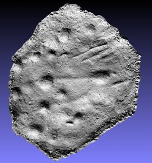 Snapshot of 3D model, from Scotland's Rock Art Project, Mulchaich East, Highland