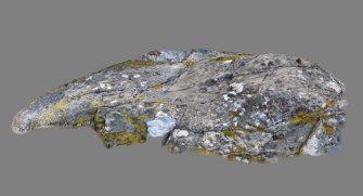 Snapshot of 3D model, from Scotland's Rock Art Project, North Ballachulish, Highland