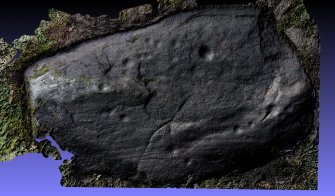 Snapshot of 3D model, Scotland's Rock Art Project, Rogie Farm 17, Highland