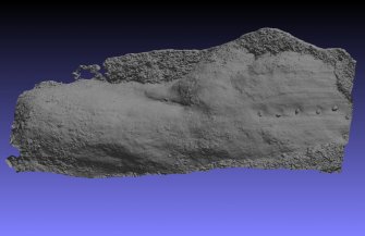 Snapshot of 3D model, Scotland's Rock Art Project, Strath Sgitheach Allt na Criche 6, Highland