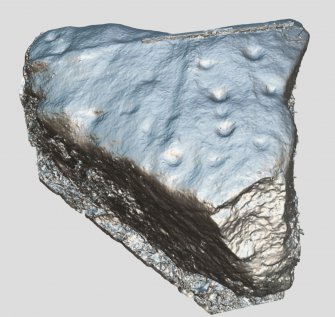 Snapshot of 3D model, from Scotland's Rock Art Project, Swordale Farm 1, Highland