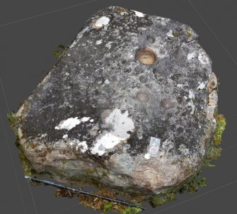 Snapshot of 3D model, Scotland's Rock Art Project, Torr Mor Ghaodeil Arisaig, Highland
