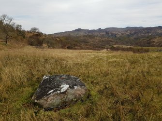 Digital photograph of rock art panel context, Scotland's Rock Art Project, Torr Mor Ghaodeil Arisaig, Highland