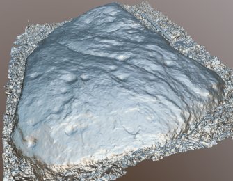 Snapshot of 3D model, from Scotland's Rock Art Project, Uplands 1, Highland