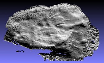 Snapshot of 3D model, from Scotland's Rock Art Project, Urchany 3, Highland