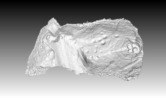Snapshot of 3D model, from Scotland's Rock Art Project, Glassie 1, Perth and Kinross