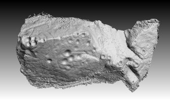 Snapshot of 3D model, from Scotland's Rock Art Project, Glassie 1, Perth and Kinross