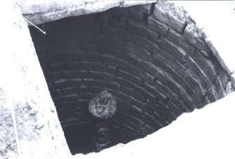 Report plate 2: 'Interior of Well showing pipe', Archaeological monitoring and evaluation, Marine Hotel, 18 Cromwell Road, North Berwick, East Lothian