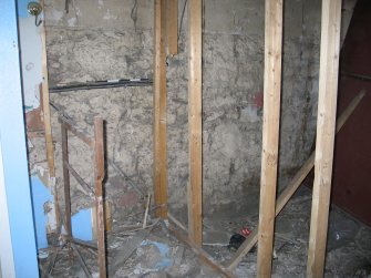 Historic building survey addendum, Building B, E interior wall-face, Marine Hotel, 18 Cromwell Road, North Berwick, East Lothian