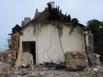 Historic building survey addendum, Building B, W end, Marine Hotel, 18 Cromwell Road, North Berwick, East Lothian