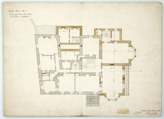 Ayton House. No. 2, Principal floor plan showing additions and alterations.