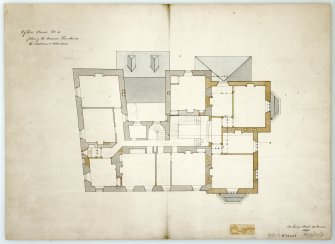 Ayton House. No. 3, Plan of bedroom floor showing additions and alterations.