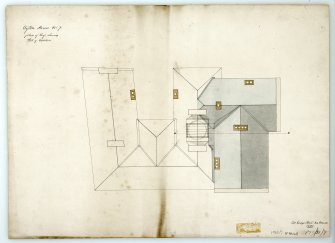 Ayton House. No.7, Plan of roof showing additions and alterations.