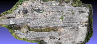 Snapshot of 3D model, from Scotland's Rock Art Project, Nether Glenny 21, Stirling