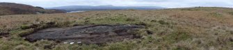 Digital photograph of panorama, from Scotland's Rock Art Project, Nether Glenny 21, Stirling