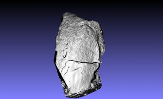 Snapshot of 3D model, Scotland's Rock Art Project, White Stone, Stirling