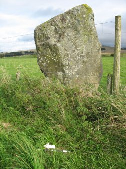 Digital photograph of panel to east, from Scotland's Rock Art Project, White Stone, Stirling