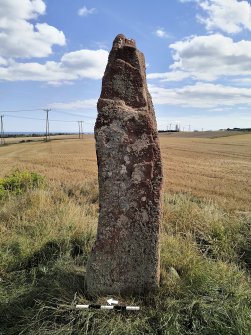 Digital photograph of panel to east, from Scotland’s Rock Art Project, Easter Broomhouse, East Lothian