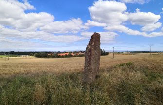 Digital photograph of panorama, from Scotland’s Rock Art Project, Easter Broomhouse, East Lothian