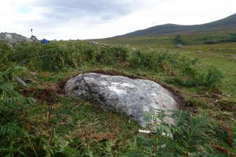 Digital photograph of panel to east, from Scotland's Rock Art Project, Dun Creagach 1, Highland