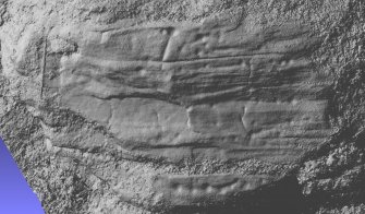 Snapshot of 3D model, from Scotland's Rock Art Project, Milton of Balnapoul, Sluggan, Highland