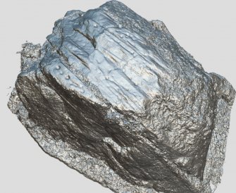 Snapshot of 3D model, from Scotland's Rock Art Project, Milton of Balnapoul, Sluggan, Highland