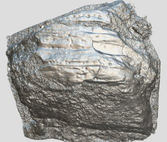 Snapshot of 3D model, from Scotland's Rock Art Project, Milton of Balnapoul, Sluggan, Highland