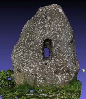 Snapshot of 3D model, from Scotland's Rock Art Project, Crichton Mains, Midlothian