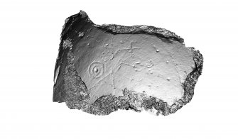 Snapshot of 3D model, from Scotland's Rock Art Project, Castleton 11, Stirling