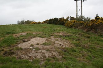 Digital photograph of panel to south, from Scotland's Rock Art Project, Castleton 11, Stirling