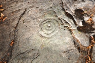 Digital photograph of close ups of motifs, from Scotland's Rock Art Project, Castleton 12, Stirling