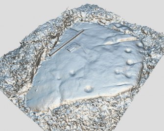 Snapshot of 3D model, from Scotland's Rock Art Project, Hill of Avochie 2, Aberdeenshire