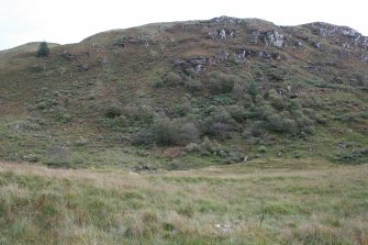 Digital photograph of rock art panel context, Scotland's Rock Art Project, Glen Dohmaine, Kilmartin, Argyll and Bute