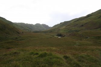 Digital photograph of rock art panel context, Scotland's Rock Art Project, Glen Dohmaine, Kilmartin, Argyll and Bute