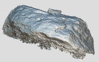 Snapshot of 3D model, from Scotland's Rock Art Project, Achadh Mor, Highland