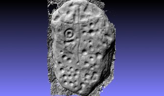 Snapshot of 3D model, Scotland's Rock Art Project, Black Hill 1, Highland