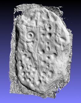 Snapshot of 3D model, Scotland's Rock Art Project, Black Hill 1, Highland