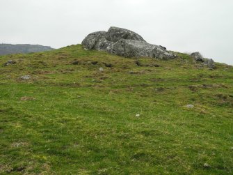 Digital photograph of panel to north, Scotland's Rock Art Project, Dunlichity Farm, Highland