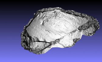 Snapshot of 3D model, Scotland's Rock Art Project, Castleton 10, Stirling