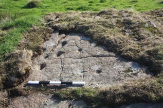 Digital photographs of rock art panel context, Scotland's Rock Art Project, Carlin Crags 1, East Renfrewshire