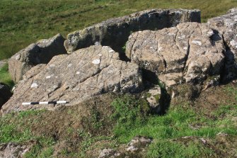 Digital photographs of rock art panel context, Scotland's Rock Art Project, Carlin Crags 1, East Renfrewshire