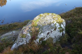 Digital photographs of rock art panel context, Scotland's Rock Art Project, Lochan Hakel, Highland