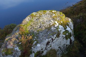 Digital photographs of rock art panel context, Scotland's Rock Art Project, Lochan Hakel, Highland